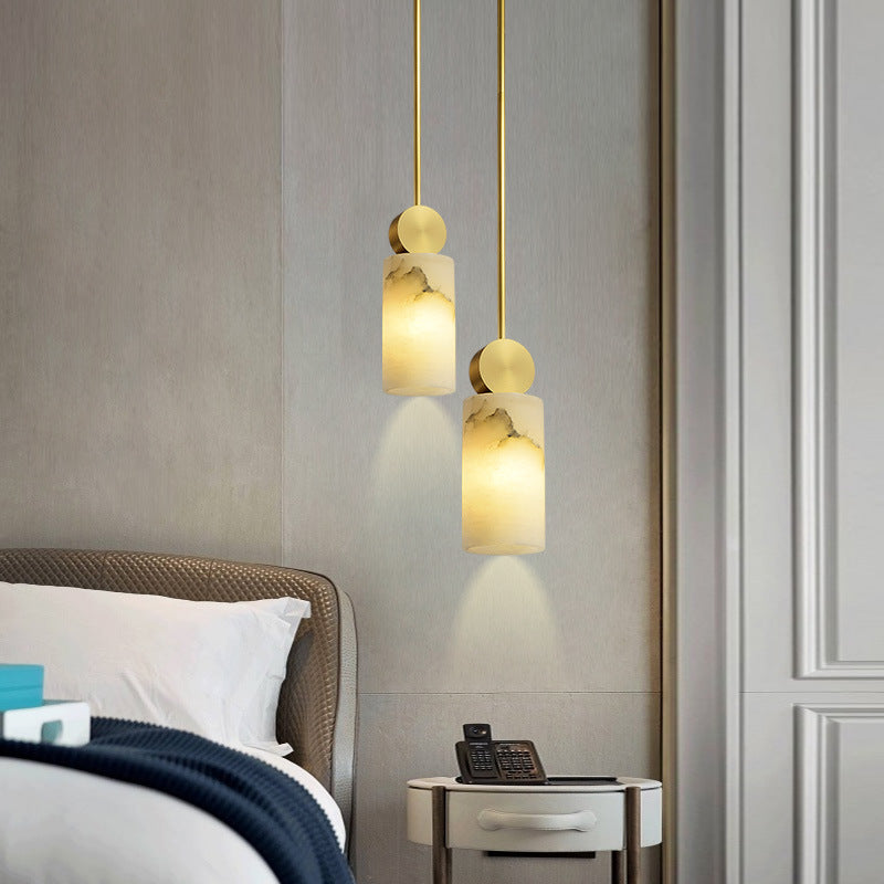 Modern Crystal Copper & K9 Crystal Mini Pendant | Alvoren