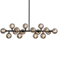 16-Light Black Sputnik Chandelier Modern