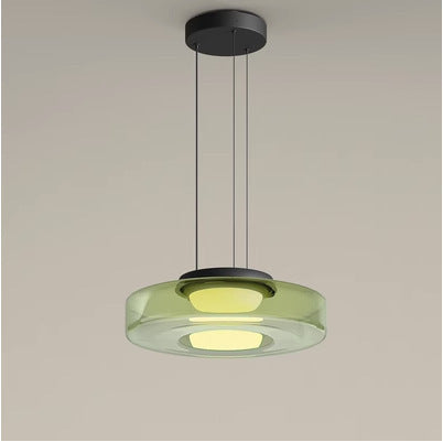 Cream Art Hand-blown Glass Pendant Light | Alvoren