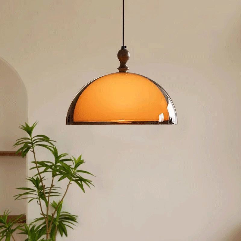 French Rustic Solid Wood Pendant Light | Alvoren