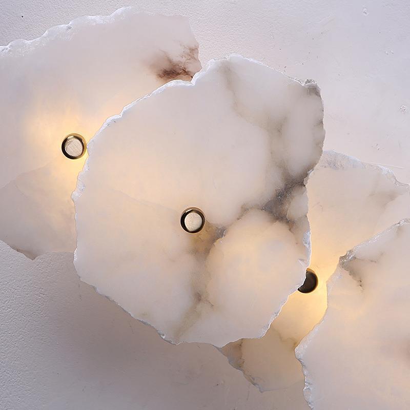 Modern Marble Natural Marble Wall Sconce | Alvoren