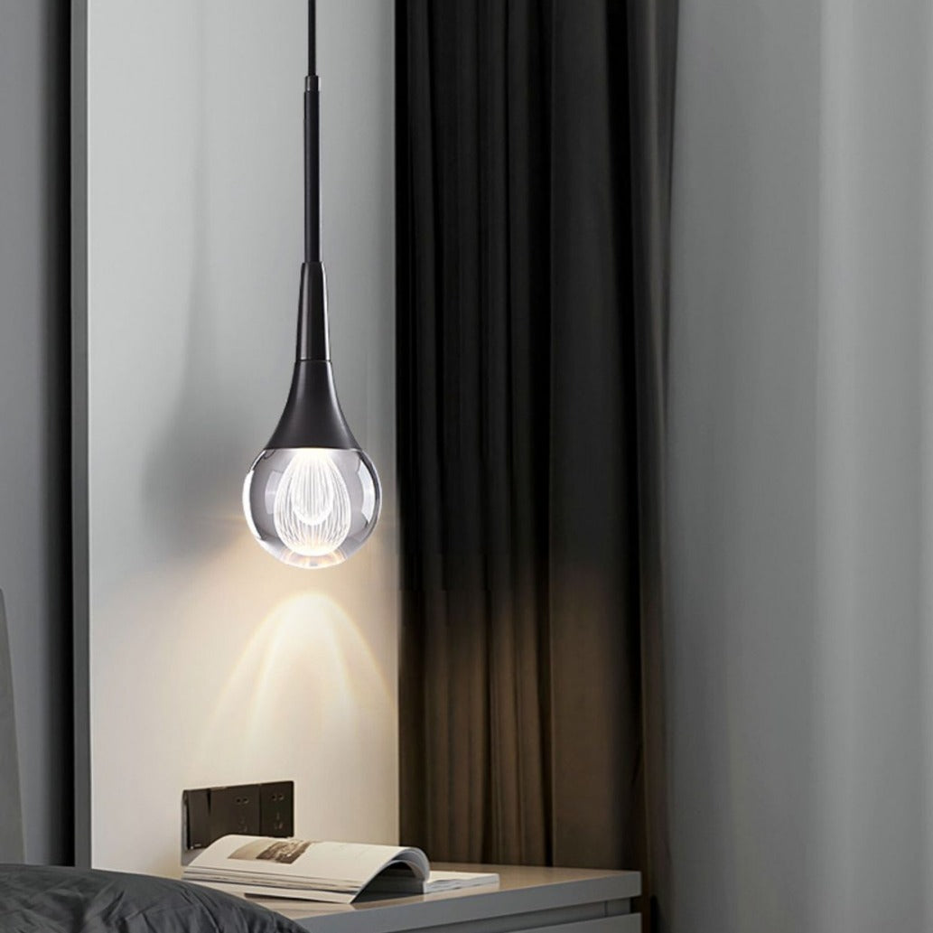 Modern Crystal Copper & K9 Crystal Mini Pendant | Alvoren