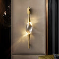 Luxury Crystal Copper & K9 Crystal Wall Sconce | Alvoren
