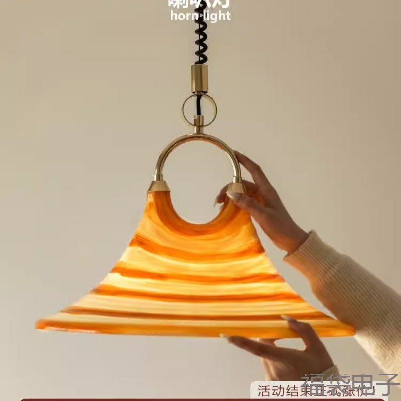 French Mid-Century Premium Materials Pendant Light | Alvoren