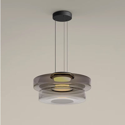 Cream Art Hand-blown Glass Pendant Light | Alvoren