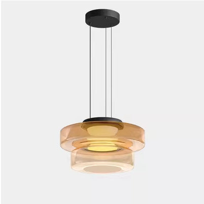 Cream Art Hand-blown Glass Pendant Light | Alvoren